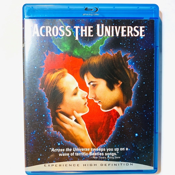 🦋 Across the Universe Blu-ray Movie Jim Sturgess Evan Wood UPC 043396194663 - Picture 1 of 3